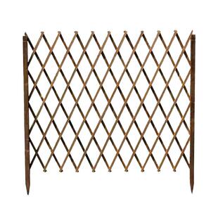 户外防腐木栅栏伸缩围挡围栏庭院装饰篱笆花园爬藤架宠物格挡栅栏