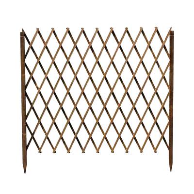 户外防腐木栅栏伸缩围挡