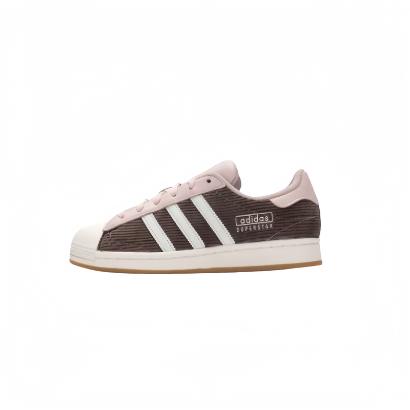 Adidas粉棕贝壳头板鞋