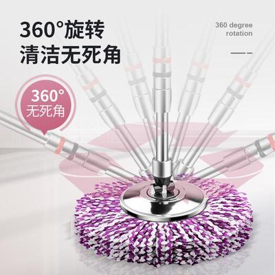 2025新款家用旋转拖把不锈钢拖地桶拖布一拖净自动脱水旋转式神器