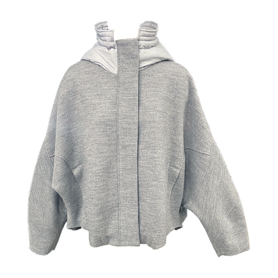 容子木ROSEMOO25冬【商场同款】绵羊毛拼接短款大衣RSS4DW101A