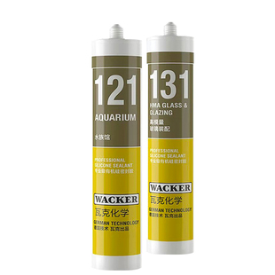 德国瓦克121鱼缸胶水族箱专用大板玻璃胶大中小型透明快干131密封