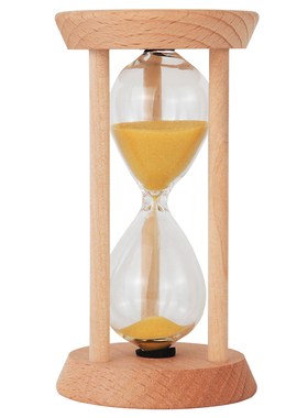 木祝福简约现代客厅沙漏创意摆件
