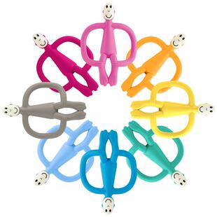 英国MatchstickMonkey火柴猴牙胶婴儿磨牙棒防吃手咬胶口欲期玩具