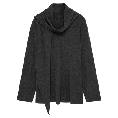 RODERICWONG围巾造型T恤