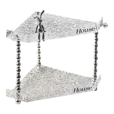 轻奢卫生间亚克力三角台面置物架