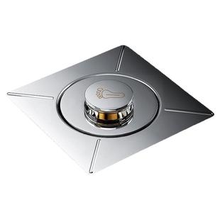 通用按压脚踩式地漏防臭器卫生间密封盖弹跳芯下水道防返臭虫神器