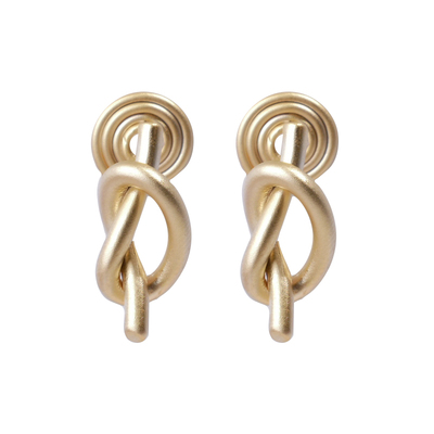 打结几何高级感ins小巧耳夹耳