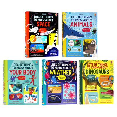 科普绘本5册英文原版精装版