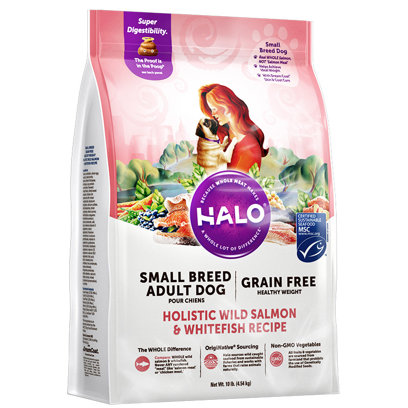 halo自然光环小型犬鸡肉味狗粮