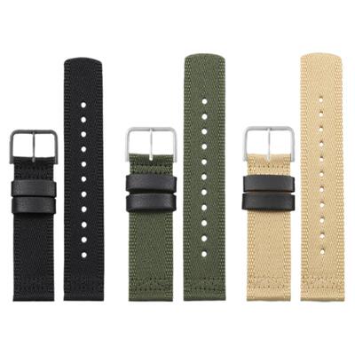 卡西欧PROTREK帆布尼龙手表带