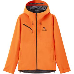 骆驼男装全天候硬壳冲锋衣男女款2025新款防风防暴雨登山服外套男