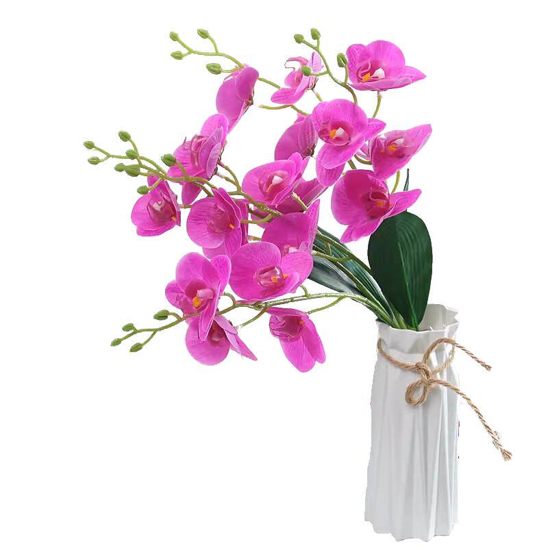 仿真蝴蝶兰盆栽假花摆件