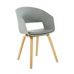 北欧个性时尚办公椅现代风格简约餐桌椅休闲实木咖啡椅洽谈椅子