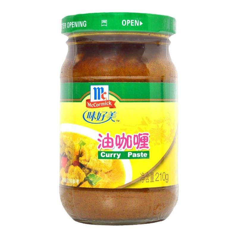 味好美油咖喱210g瓶咖喱膏咖喱酱调味品拌饭色泽嫩滑油而不腻包邮