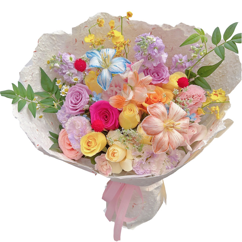 繁花阁生日纪念日玫瑰郁金香