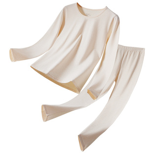 帕兰朵秋衣秋裤女套装纯棉女款全棉毛衫打底2025新款保暖内衣冬季