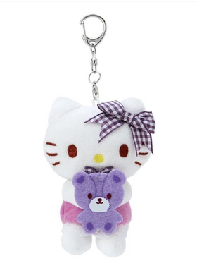 HelloKitty紫色抱小熊kitty