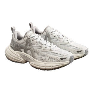 【樊振东同款】安踏破晓丨银色复古休闲鞋男女秋季情侣厚底运动鞋