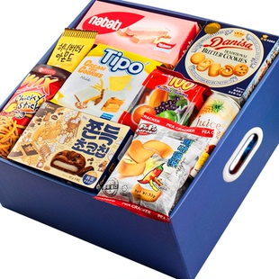 进口零食大礼包2025新款送女生女友的高端食品韩国年货礼物盒健康