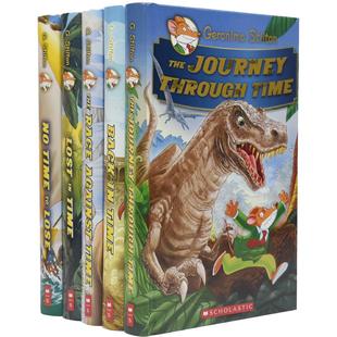 Scholastic Germonimo Stilton The Journey Through Time 学乐英语老鼠记者系列之穿越时空故事章节书英文原版5册 课外读物7-12岁