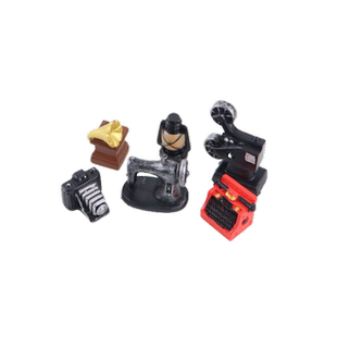 汽车复古老式留声机照相机模型迷你小摆件中控台屏幕显示器装饰品