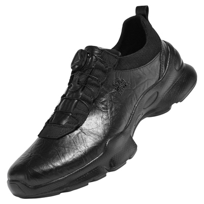 运动健步真皮休闲皮鞋男士公务鞋