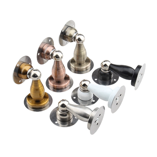 门吸硅胶免打孔门阻挡器强磁加长墙吸门挡静音不锈钢全铜防撞门碰