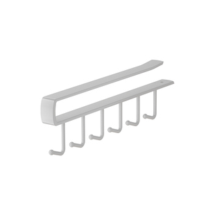 厨房置物架无痕免打孔挂钩一排橱柜门挂架挂钩架悬挂式收纳整理架