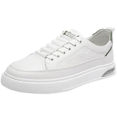 百丽印花小白鞋休闲板鞋