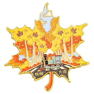 南京夫子庙中山陵鸡鸣寺明孝陵景区冰箱贴金属磁性贴