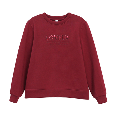 2026春秋新款女字母宽松卫衣