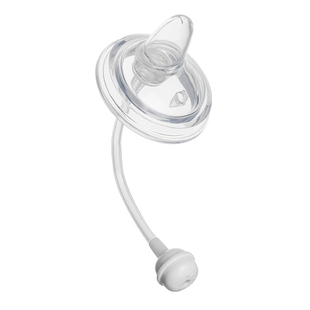 适配贝亲V孔防喷防胀气宽口径奶瓶吸管杯重力球学饮吸管直管配件