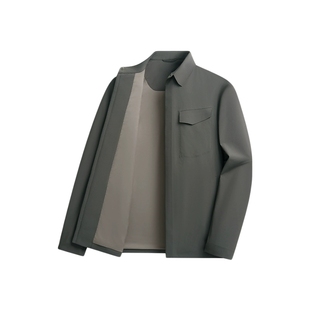 SHANSHAN杉杉工装夹克男款2025春秋新款外套商务休闲行政外套男士