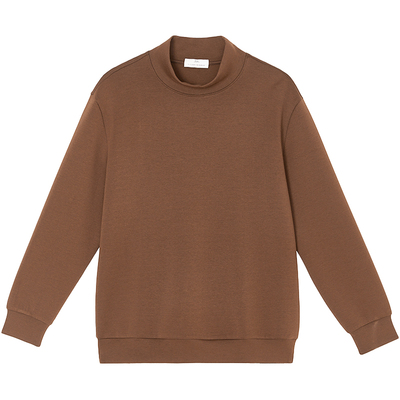 长袖衫圆领上衣高级感空气层男士