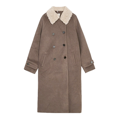 娇女王气质复古毛呢大衣
