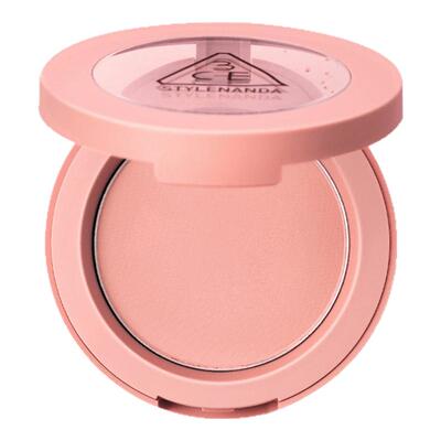 韩国3CE单色腮红桃橘修容膨胀色