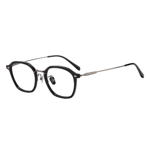 146MM大脸复古设计师威灵顿全框纯钛近视变色眼镜可配高度数男款