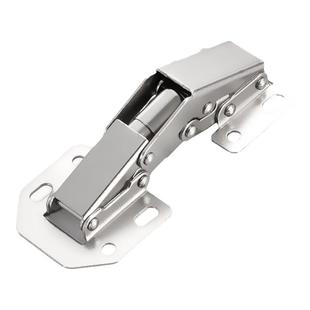 液压合页免打孔铰链阻尼缓冲弹簧橱柜门柜子衣柜五金折叠柜子门铰