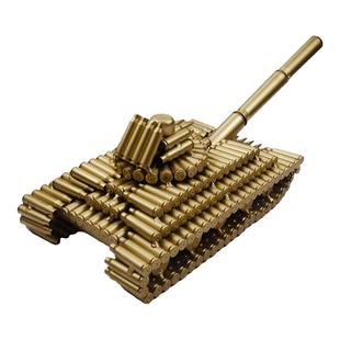 子弹壳工艺品飞机坦克模型笔筒退役95弹壳工艺摆件收藏生日礼物