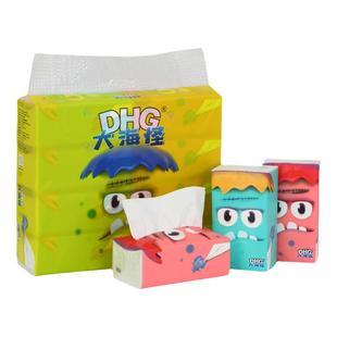 大海怪40包抽纸家用实惠装整件5层母婴级天然无香型印花450张/包