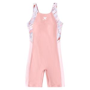 专业训练泳衣特步连体女孩亲肤