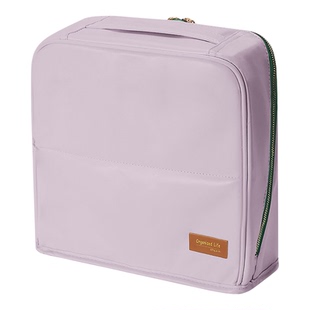 可立式化妆包女带镜子便携挂行李箱外出旅行手提大容量分区收纳包