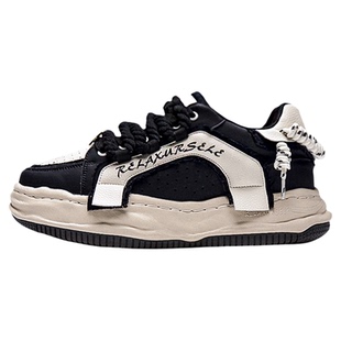 RELAXURSELF原创巨好看的增高鞋男女同款情侣鞋厚底潮鞋百搭板鞋