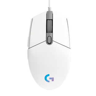 罗技G102电竞游戏鼠标RGB轻量化中小手有线鼠标