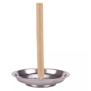 艾条艾柱底座底盘托盘熏香艾草条蚊香盘专用固定架接灰盘支架木制