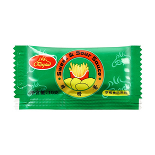 罗根糖醋酱10g*50袋小包装家用酱汁排骨汉堡薯条炸鸡块蘸酱酸甜酱