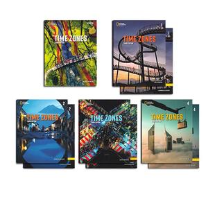 美国国家地理Time Zones 第三版 小托福考试教材 原版进口 starter/1/2/3/4级别 学生书+在线练习+练习册 时间地带TimeZones