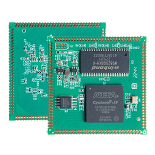 【E22有货】小梅哥AC608 FPGA 工业级 邮票孔核心板 EP4CE22/CE10
