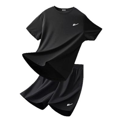 回力冰丝运动套装男夏季新款